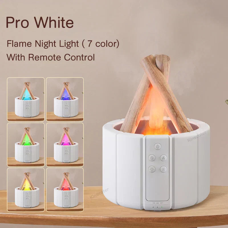 Simulated Flame Aromatherapy Diffuser β Relaxing & Stylish