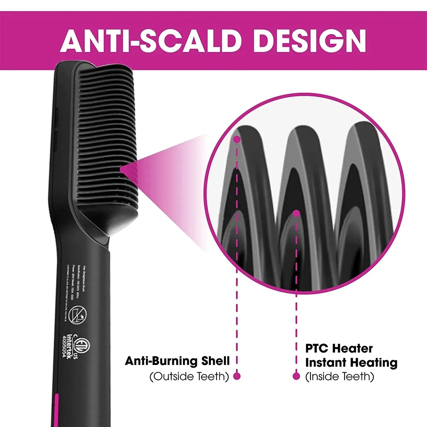 3-in-1 Pro Heated Hot Comb β Quick & Efficient Styling