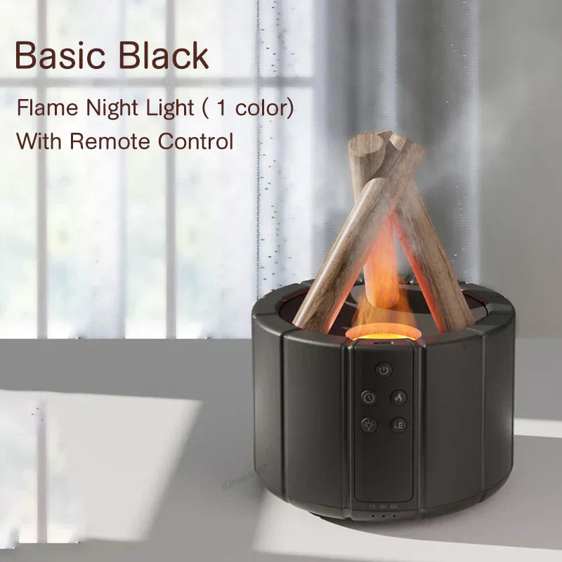 Simulated Flame Aromatherapy Diffuser β Relaxing & Stylish